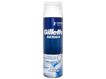 Пена для бритья Gillette Series Sens Cool Бережное охлаждение с ментолом 250мл