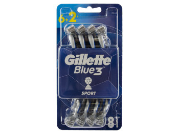 Бритвы одноразовые Gillette BLUE 3 Comfort 3 лезвия 6+2шт