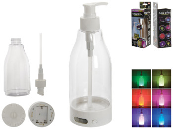 Дозатор для мыла с подсветкой D7х19,5см 400мл