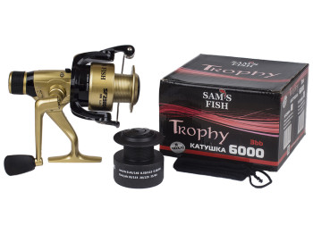 Катушка Sams Fish Trophy 6000 3bb, пластиковая шпуля