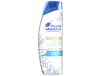 Шампунь против перхоти Head&Shoulders Supreme Detox+Объем с маслом арганы 300мл