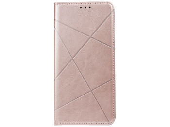 Чохол-книжка Business Leather для Xiaomi Mi 12 Колір Рожевий