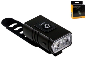 Велоліхтар Bike Lights 2LED IPX4 Waterproof 6 мodes Колір Чорний