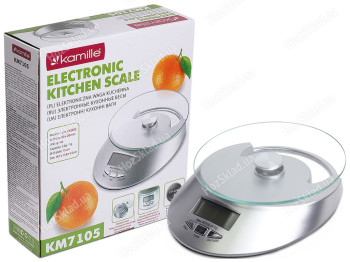 Весы электронные кухонные Kamille 19,7х15,8х4,5см