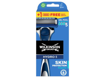 Бритва Wilkinson Sword Hydro 5 мужская, со сменным картриджем, 5 лезвий, пластик, сталь