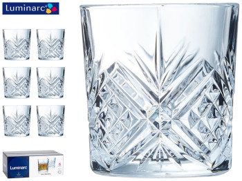 Набор низких стаканов Luminarc Salzburg 300мл (цена за набор 6шт) 34857