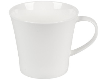 Чашка Pure white, порцеляна, 350мл, колір білий
