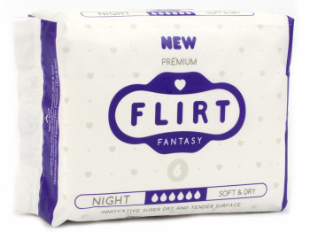 Прокладки для крит. дней Fantasy Flirt premium-soft&dry 6капель (цена за уп. 6шт) WKR15V