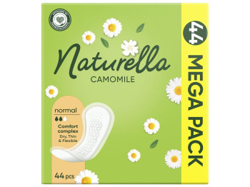 Прокладки щоденні Naturella Camomile Normal, одноразові, без крилець, 2 краплі, 44шт