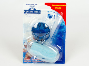 Освежитель для унитаза блок "General Fresh" + таблетка море Blue 40г