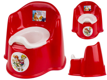 Горшок-кресло детский со съемной чашей (цвет красный) Консенсус