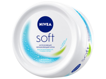 Крем Nivea Soft Інтенсивно зволожувальний для обличчя, рук та тіла 200мл