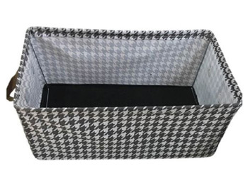 Коробка для хранения вещей, металл, нетканое волокно, 47×25×17см