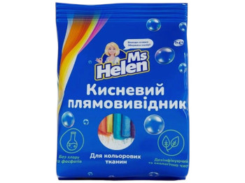 Плямовивідник кисневий для кольорових речей Ms Helen, активний кисень, сода, без хлору, 900г