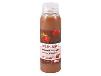 Крем-гель для душу Fresh Juice "Chocolate & Strawberry" шоколад і полуниця 300мл