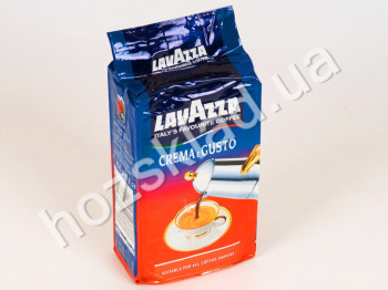 Кофе натуральный молотый Lavazza "Crema e Gusto" 250гр в брикете, Италия