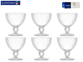 Креманка Luminarc "Quadro ice cream" 250мл (ціна за набір 6шт) 98673