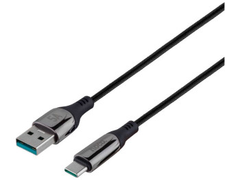 Кабель USB Hoco S51 Extreme Type-C 5A 20W 1.2m Колір Чорний