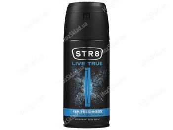 Дезодорант-спрей парфумований STR8 Live True, 150мл