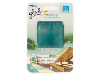 Аромаблок для освежителя в ванную Glade Sensations "Океанский оазис"