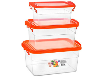 Набір боксів 1,15л, 2л, 3,5л (ціна за набір 3шт)