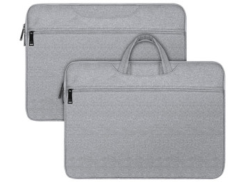 Сумка для ноутбука Dux Ducis LBTC Horizontal Handbag для 14-15.4 дюймів, бавовна, колір світло-сірий