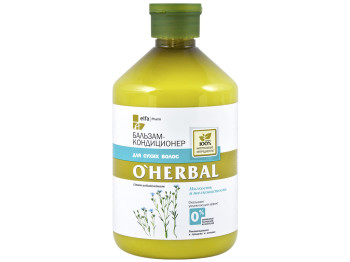 Органический бальзам-кондиционер O’Herbal для сухих волос 500мл