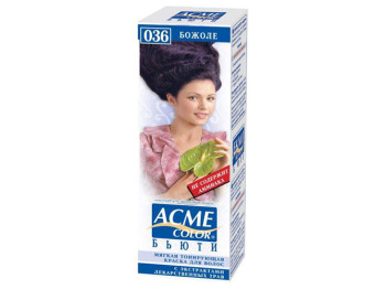 Фарба для волосся м'яка тонуюча Acme-Color "Б'юті" безаміачна Божоле тон 036