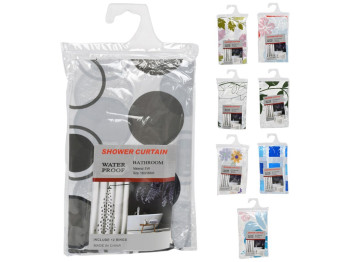 Штора в ванную, 180x180см