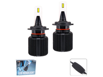 Лампы Pulso J1, H7, LED-chips CSP, 9-32v2x20w, 4000Lm, 6500K