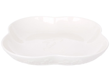 Салатник порцеляновий фігурний Secret Meadow, 24×24×5 см