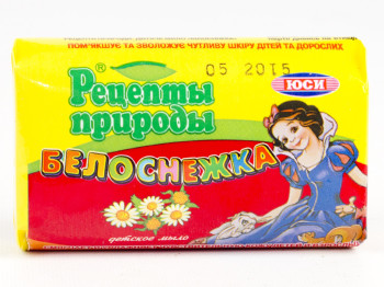 Мило тверде "Рецепти природи" "Білосніжка" 70гр в обгортці