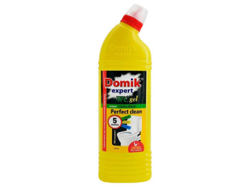 Гель для унитазов кислотный Domik Expert, аромат зеленое яблоко, 1л
