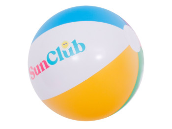 М'яч надувний для пляжу Веселка 53130, 50 см, SunClub