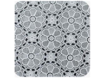 Клеенка Lace, ПВХ, 1,37×20м, цвет белый (цена за рулон)