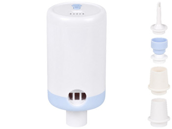 Насос для вакуумных пакетов USB, электрический, с насадками, пластик, металл, 8×6,5 см