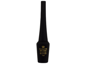 Жидкая подводка для глаз GABRINI Dipliner ULTRA black waterproof водостойкая 7 мл