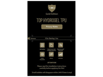 Гидро-гель плёнка iNobi Gold Edition Privacy Matte PG-009 25 штук Цвет Прозрачный