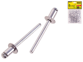 Заклепка алюминиевая Alloid, 4,8х6,4мм, 50шт (RA-4864)