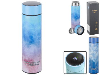 Термос с индикатором температуры Sky 425мл