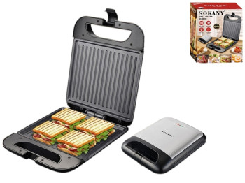 Cэндвичница-гриль Sokany, 1200W