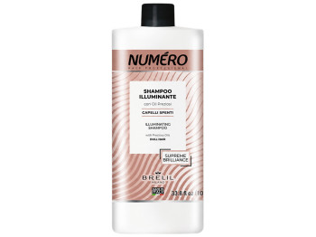Шампунь для блиску Brelil Numero Supreme Brilliance з аргановим маслом та олією макадамії, 1 л