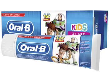 Зубна паста ORAL-B Kids Toy Story Легкий смак для дітей 3+ 75мл