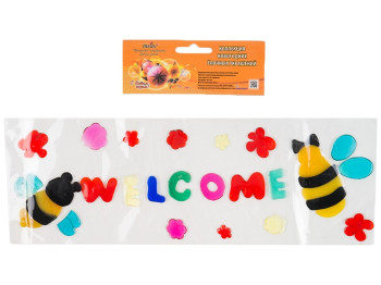 Наклейка на вікна "Welcome" 13см