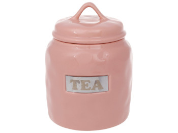 Банка Tea, 900мл, цвет - розовый