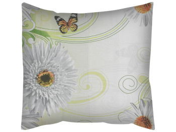 Наволочка 100% хлопок 70х70см Ромашка на зеленом 2шт в комплекте