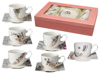 Набір чайний Кристали, 260мл (ціна за набір 12 предметів)