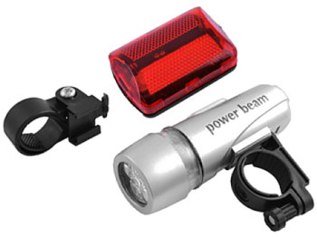 Велосипедний ліхтар WJ-101/SF-587+габарит 6 LED, 4xAAA, 2xAAA