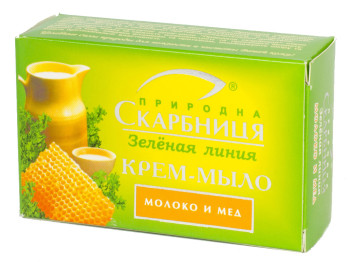 Крем-мыло "Природна скарбниця" "Молоко и мёд" 100гр.