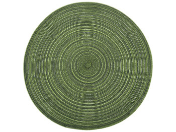 Салфетка сервировочная (плейсмат) Casual, цвет - зеленый, 38см